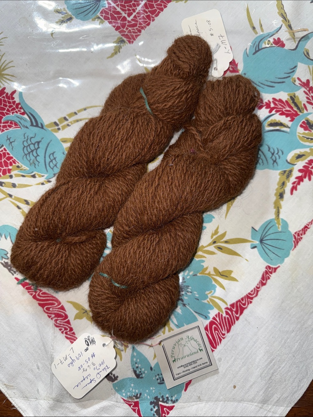 Peruvian Alpaca Yarn - 2 Skeins